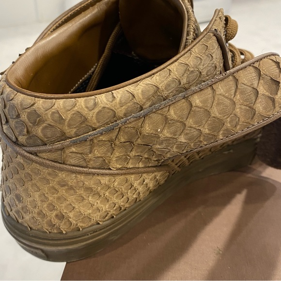 Louis Vuitton Mens 9 Python Alcapulco High Top Trainer Sneakers - Picture 7 of 9